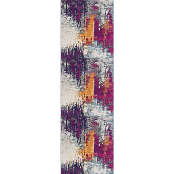 Rug Branch Modern Savannah 2 x 9-ft Multi Indoor Runner Rug
