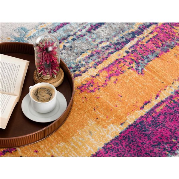 Rug Branch Modern Savannah 2 x 9-ft Multi Indoor Runner Rug