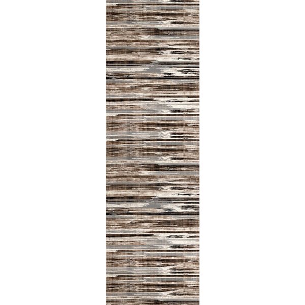 Rug Branch Modern Montage 2 x 7-ft Beige Indoor Runner Rug