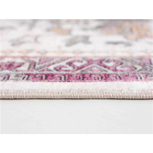 Rug Branch Modern Amalfi 2 x 7-ft Beige Indoor Runner Rug