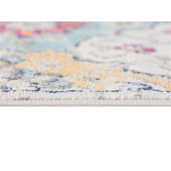 Rug Branch Modern Savannah 2 W x 30-ft L Rust Grey Rectangular Indoor Runner Rug