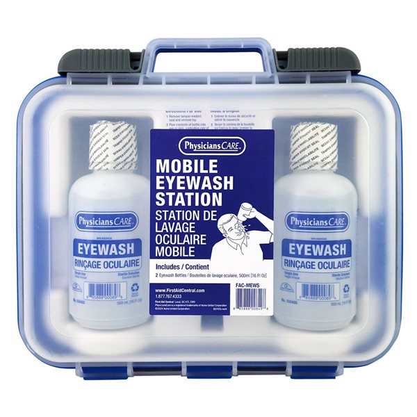 Trousse d'urgence pour station de lavage oculaire First Aid Central 174 ...