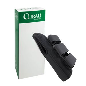 First Aid Central Nylon Foam Right Wrist Support w/ 3 Adjustable Loop Closures
