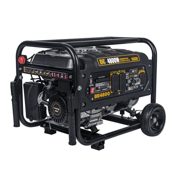 BE Power Equipment 3600-Watt Gas Powered Portable Generator w/ CO Detector and OEM Engine