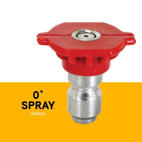 BE Power Equipment 3.5 4-Pack 5000 PSI Quick Connect Pressure Washer Nozzle Tips