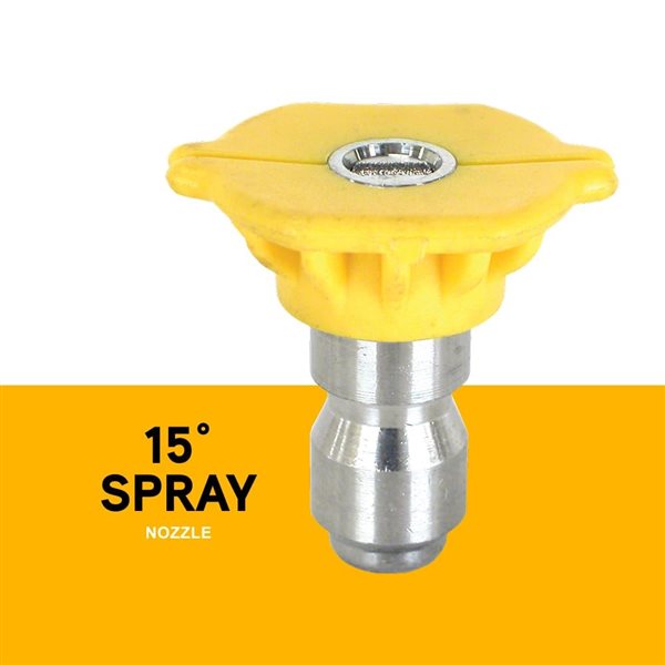 BE Power Equipment 3.5 4-Pack 5000 PSI Quick Connect Pressure Washer Nozzle Tips