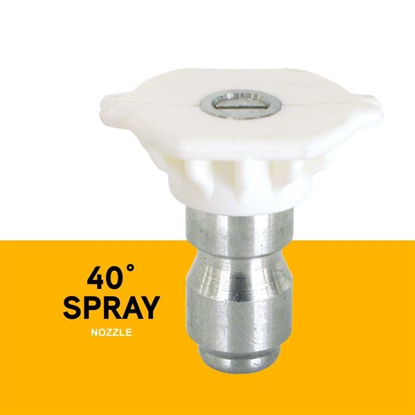 BE Power Equipment 3.5 4-Pack 5000 PSI Quick Connect Pressure Washer Nozzle Tips