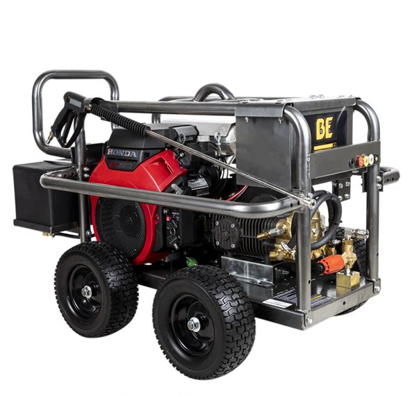 BE Power Equipment 5000 PSI 5.0 GPM Cold Water Gas Belt Drive Pressure Washer w/ Honda GX690 Engine