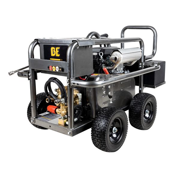 BE Power Equipment 5000 PSI 5.0 GPM Cold Water Gas Belt Drive Pressure Washer w/ Honda GX690 Engine