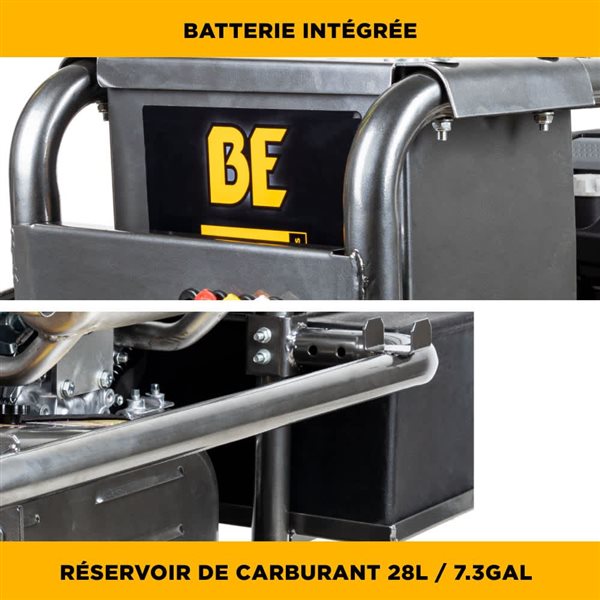 BE Power Equipment 5000 PSI 5.0 GPM Cold Water Gas Belt Drive Pressure Washer w/ Honda GX690 Engine