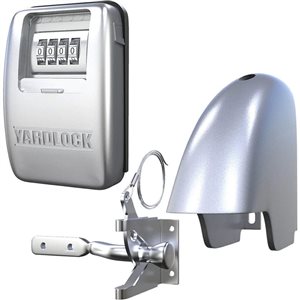 YARDLOCK XLS Zinc Alloy Keyless Gate Lock - Stainless Steel Finish