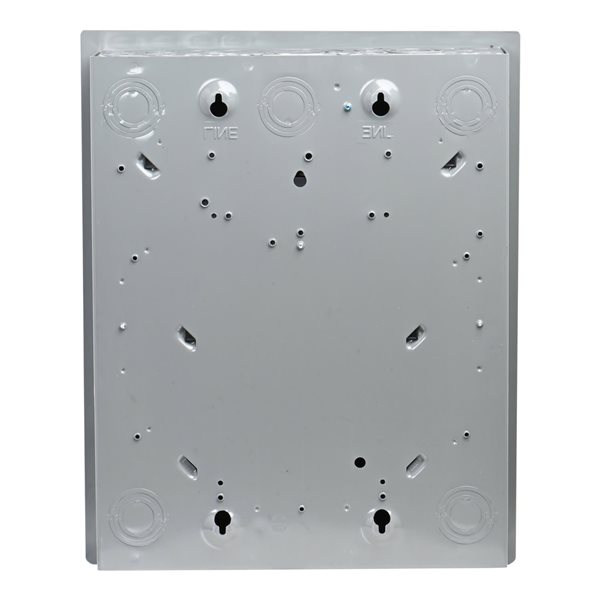 Square D Grey Metal Indoor 100 A Main Lugs Panel Load Centre / 12 Spaces and 24 Circuits