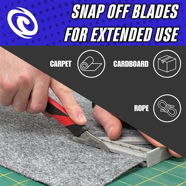 Rapid Edge 50-Pack 9 mm Serrated Snap-Off Blades