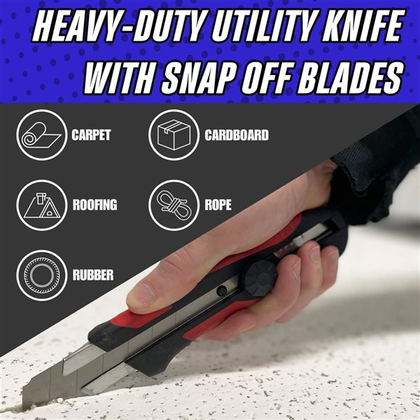 Rapid Edge 50-Pack 25 mm Serrated Snap-Off Blades