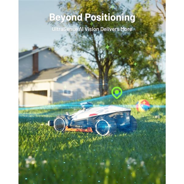 Mammotion LUBA 2 AWD 5000HX 20 V Robot Lawn Mower w/ 4G for Max 1.48 Acre
