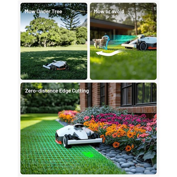 Mammotion LUBA 2 AWD 5000HX 20 V Robot Lawn Mower w/ 4G for Max 1.48 Acre