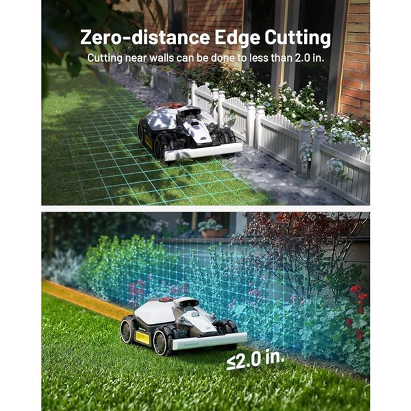 Mammotion LUBA mini AWD 800H 20 V Robot Lawn Mower w/ 4G for Max 0.25 Acre