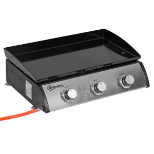Barbecue au gaz propane liquide Oustunny à 3 brûleurs de 9000 BTU et portatif