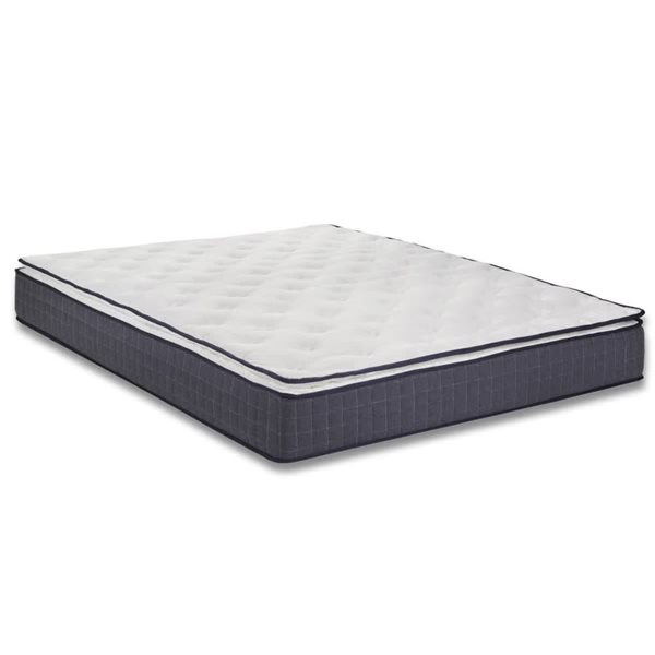 Brassex 11-in Gel Foam Full Mattress with Pocketed Coils