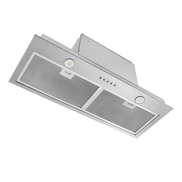 Broan 30-in Stainless Steel Built-In Convertible Range Hood Insert - 350 CFM Max Blower
