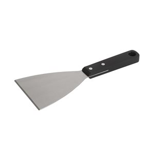 LE MARQUIER Triangular Spatula Scraper in Stainless Steel for Griddles