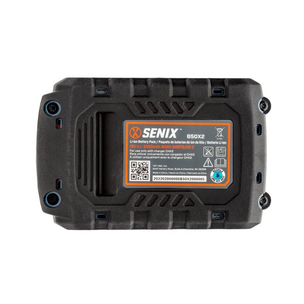 SENIX 20 Volt Max 5 Ah Battery for X2 Series Tools