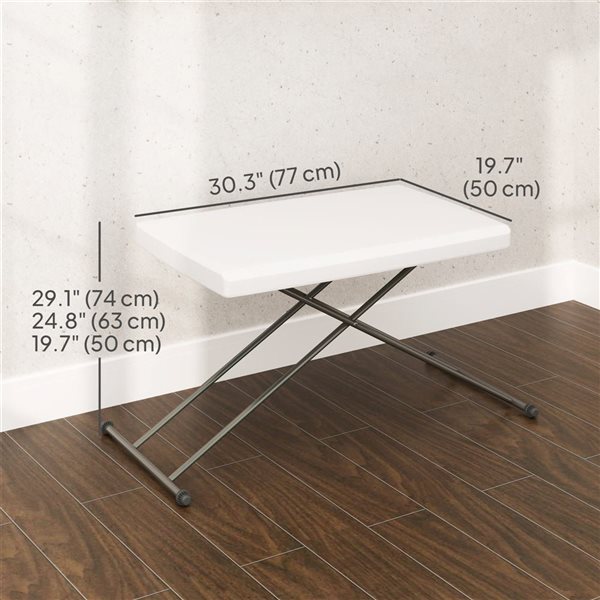 Outsunny 3-Level Outdoor Folding Camping Table