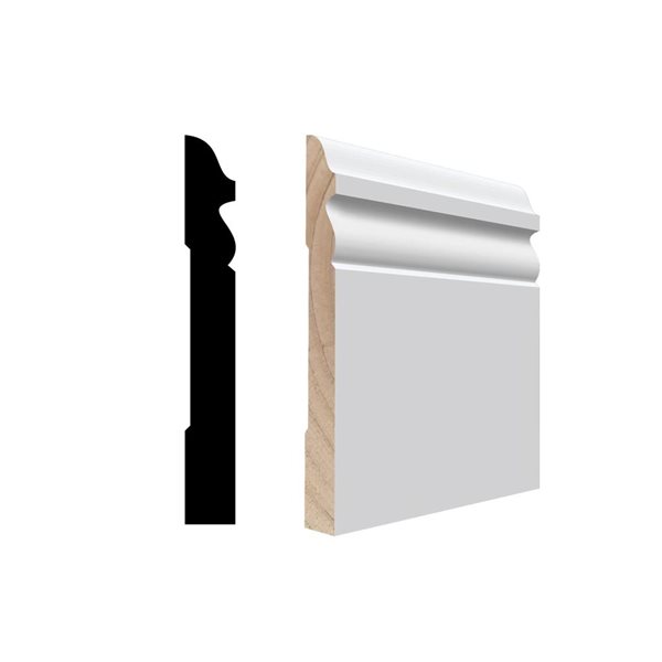 RESO RMB 4180 10-Piece 9/16 x 4 1/4 x 96-in Primed Finger-jointed Pine ...