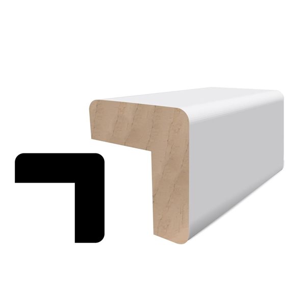 RESO RMM 206 20-Piece 11/16 x 11/16 x 96-in Primed Finger-Jointed Pine Corner Guard Set - 160 lin.ft.