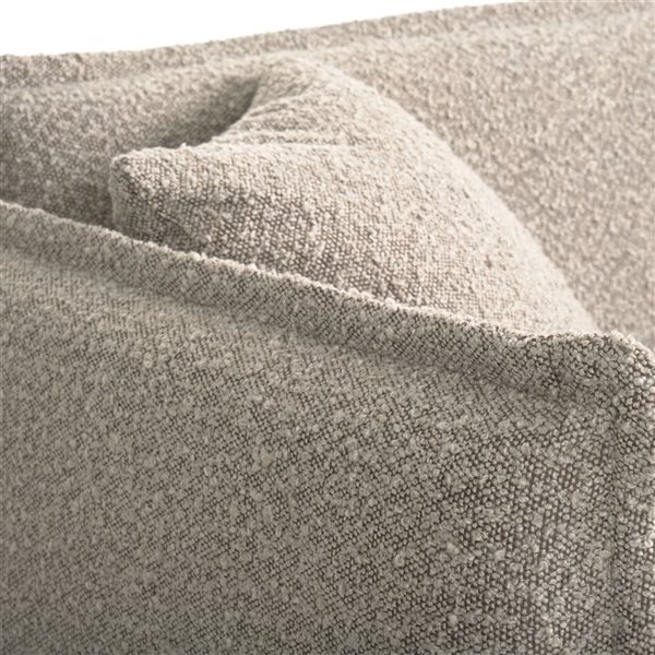 CorLiving Theodore Bouclé Fabric Loveseat - Grey