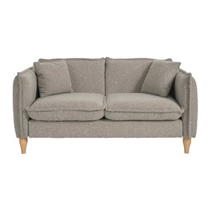Causeuse en tissu bouclé Théodore de CorLiving, gris