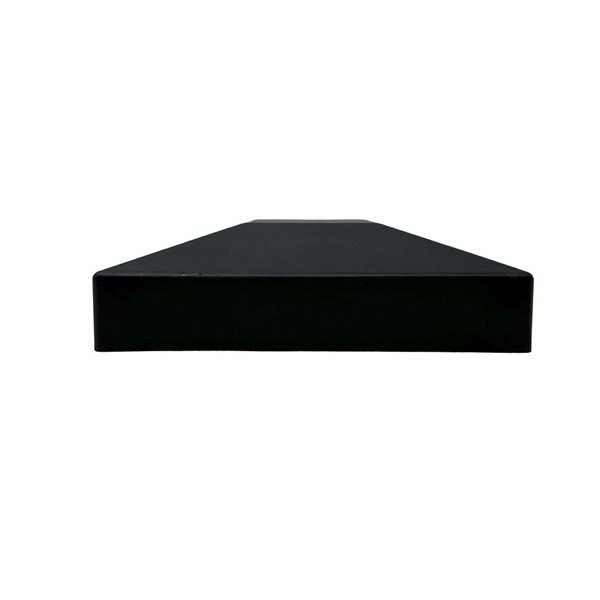 Nuvo Iron 6 x 6-in Plastic Pyramid Post Caps - Black - 24/Pk