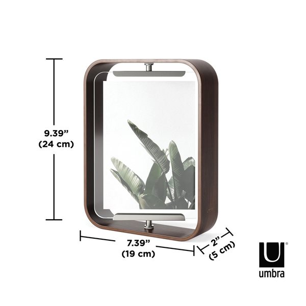 Cadre de photo Bellwood d'Umbra en bois d'hêtre, brun