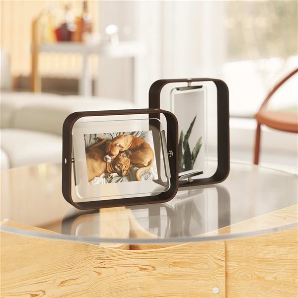 Cadre de photo Bellwood d'Umbra en bois d'hêtre, brun