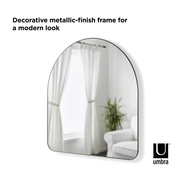 Umbra Hubba Metal Framed 34 x 36-in Mirror - Chrome