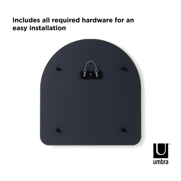 Umbra Hubba Metal Framed 34 x 36-in Mirror - Chrome