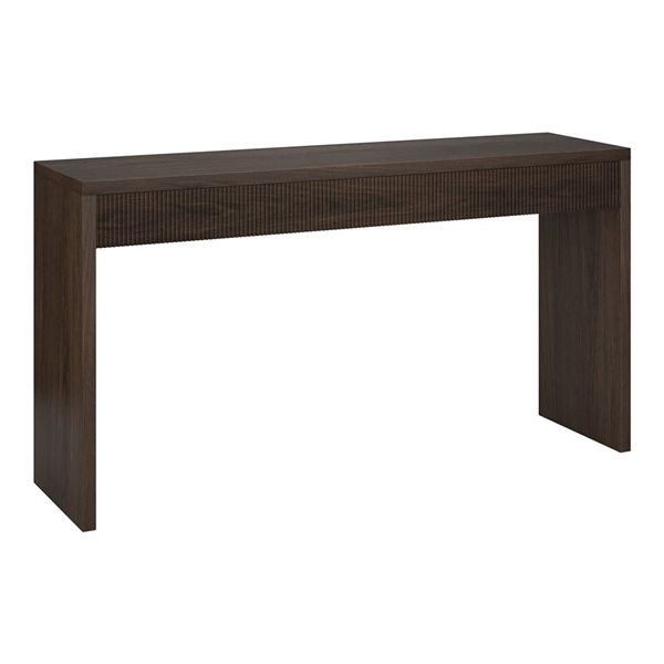 Hailey Home Lawrence 55-in Wide Rectangular Console Table - Alder Brown