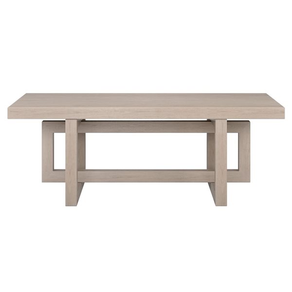 Hailey Home Breslow 47-in Wide Rectangular Coffee Table - Alder White