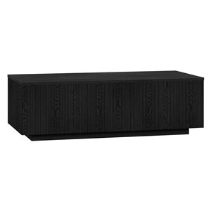 Hailey Home Reyes 48-in Wide Rectangular Coffee Table - Black Grain