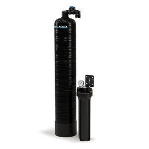 Adoucisseur d'eau sans sel PRO-SOFT PRO+AQUA résidentiel à filtration au charbon en une étape, débit élevé 15 gal/min