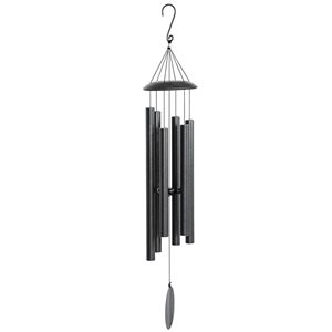 Outsunny 45-in Outdoor Wind Chimes with 6 Aluminum Tubes