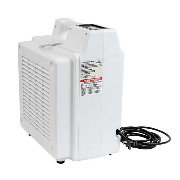 XPOWER X-2800 Professional 3-Stage HEPA Air Scrubber with Digital Control Panel