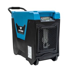 XPOWER 85 PPD / 145 PPD Commercial LGR Dehumidifier with Automatic Purge Pump and Drainage Hose