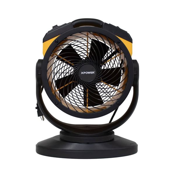 XPOWER Pro 11-in Multipurpose Air Circulator Utility Box Fan with Oscillating Feature