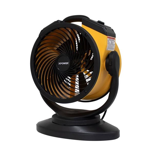 XPOWER Pro 11-in Multipurpose Air Circulator Utility Box Fan with Oscillating Feature
