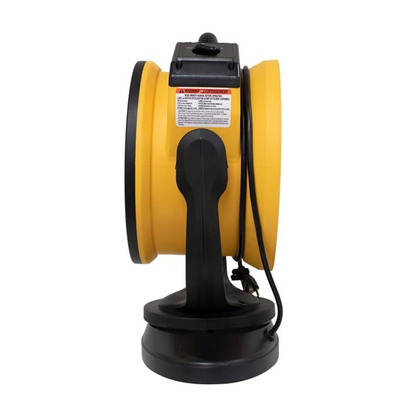 XPOWER Pro 11-in Multipurpose Air Circulator Utility Box Fan with Oscillating Feature