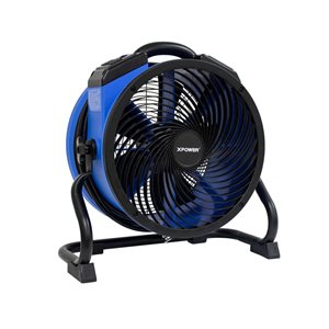 Ventilateur de plancher brasseur d'air XPOWER industriel 14 po multifonctionnel avec chaîne bouclée