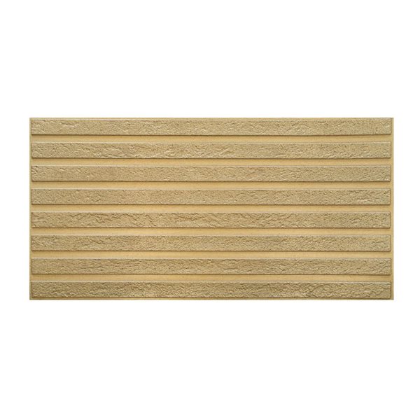Dundee Deco 3.2 x 1.6-ft Faux Wood 3D Wall Panel - Gold