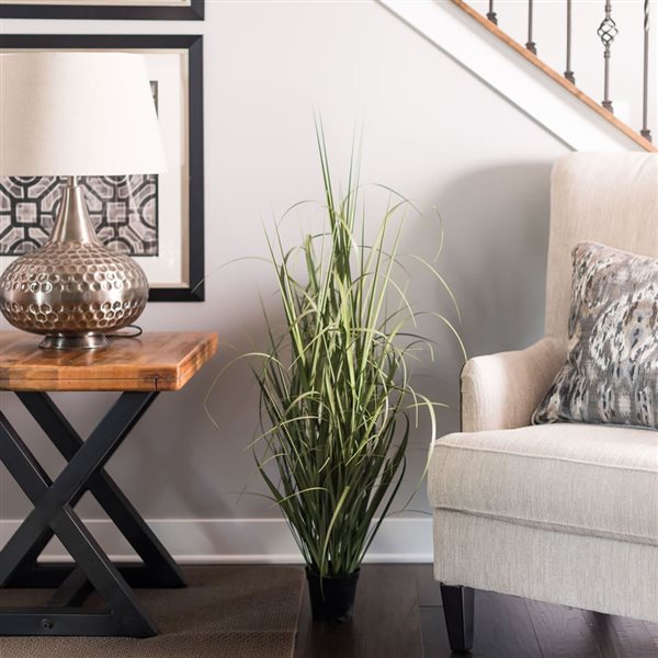 Vickerman 36-in Artificial Green Potted Ryegrass