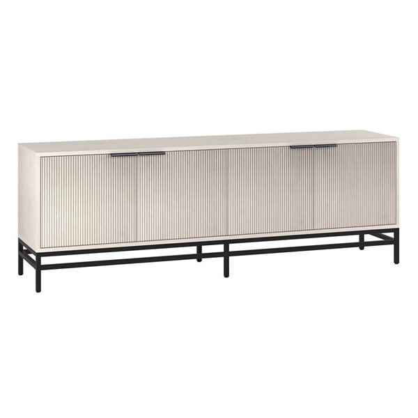 Hailey Home Montello Rectangular TV Stand for TV's up to 78-in - Alder White